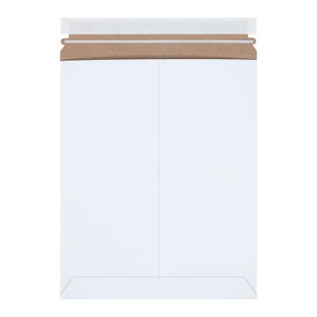 The Packaging Wholesalers Self Seal Stayflats Mailers, 11"W x 13-1/2"L, White, 100/Pack ENVRM3PSWSS